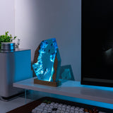 Blue Ocean Resin Lamp
